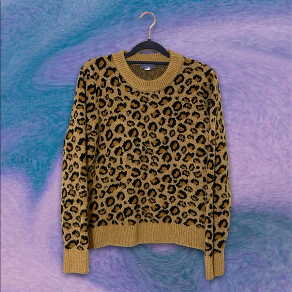♥︎ Warehouse One Leopard Print Sweater ♥︎ - Picture 2 of 5
